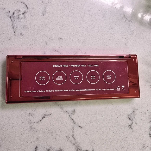 Dose Of Colors Blushing Berries Eyeshadow Palette - Picture 2 of 3